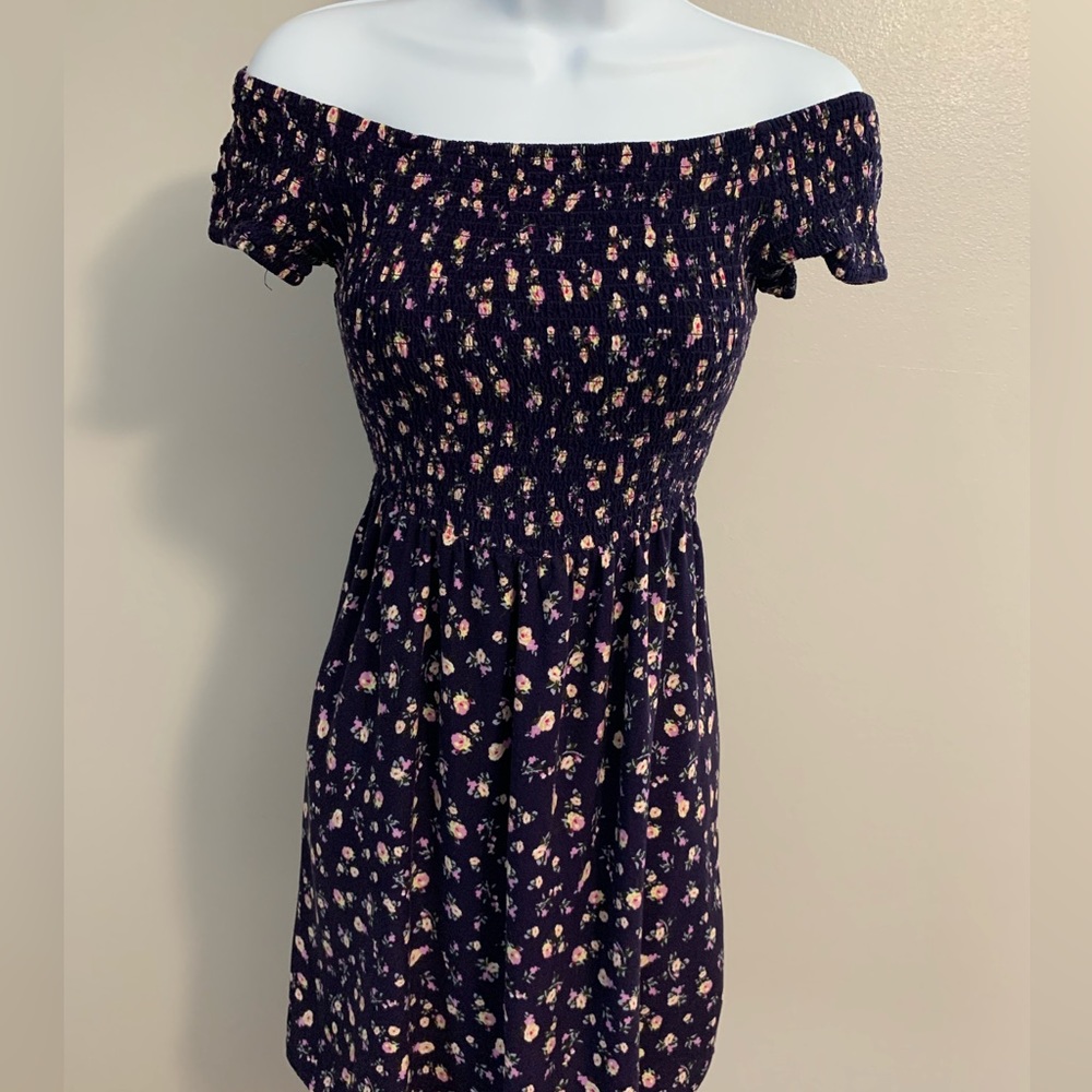 Mossimo Purple Floral Dress